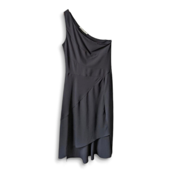 Amanda Uprichard Dresses & Skirts - Amanda Uprichard One Shoulder Chiffon Aysymmetrical Layered Cocktail Dress Sz S